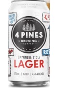 Four Pines Japanese Lager Cans 375ml