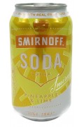 Smirnoff Soda Pineapple And Lime Cans 330ml