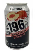 Suntory -196 Double Peach 4pk Cans