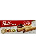 Lago Nocciola Hazelnut Roll Break Wafers 80g