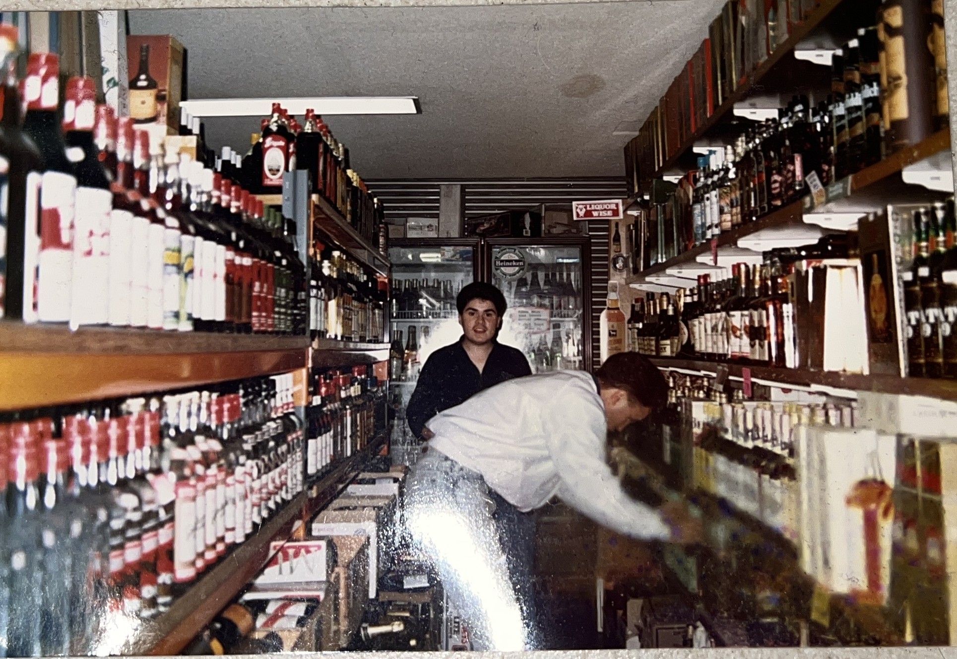 Staff member in the store