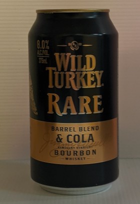 Wild Turkey Rare And Cola Cans 375ml