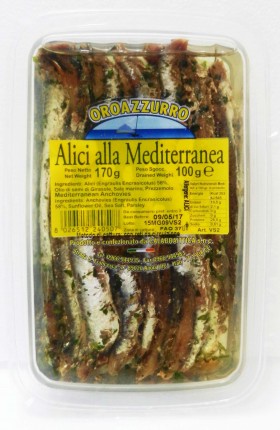 Calabraittica Mediterranea Anchovies 170gr