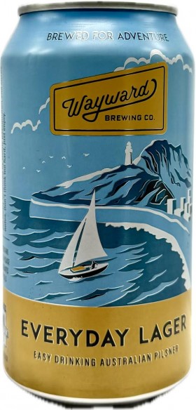 Wayward Every Day Lager  Can 375ml