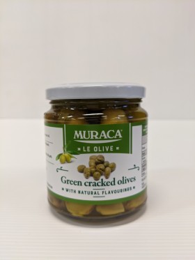 Muraca Green Cracked Olives 280gr