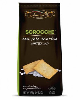 Scrocchi Sea Salt Crackers Laurieri 175gr