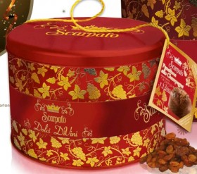 Scarpato Panettone Allo Champagne Tin 1kg
