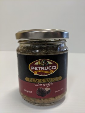 Petrucci Black Truffle Black Sauce 180gr