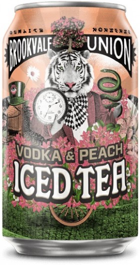 Brookvale Union Vodka And Peach Iced Tea Cans