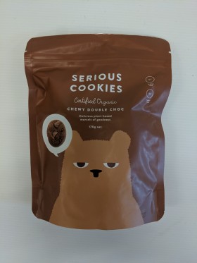 Serious Cookies Chewy Double Choc Gf Organic