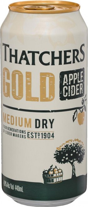 Thatchers Gold Apple Cider Cans 440ml