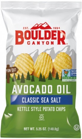 Boulder Canyon Avocado Oil Sea Salt Chips 149gr