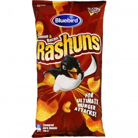 Bluebird Rashuns Cheese And Bacon Chips 150gr