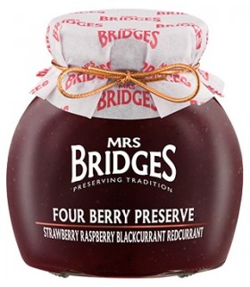 Mrs Bridges Four Berry Preserve 340gr