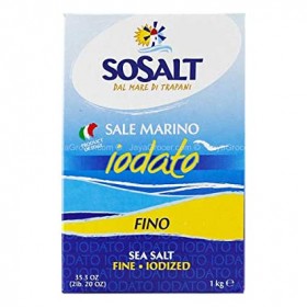 Sosalt Sale Marino Sea Salt Iodato 1 Kilo