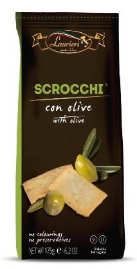 Scrocchi Crackers With Olive 175gm