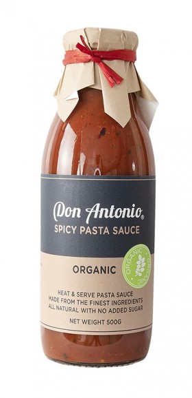 Don Antonio Spicy Organic Pasta Sauce 500gr