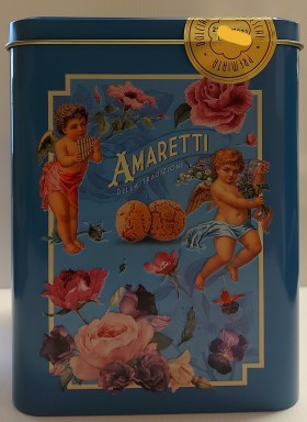 Gadeschi Amaretti Flower Tin Biscuits 400gr