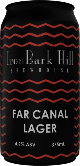 Iron Bark Far Canal Lager Cans 375ml