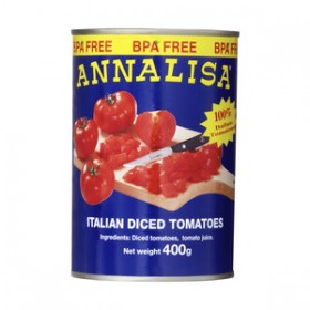 Annalisa Diced Tomatoes Tin 400gr