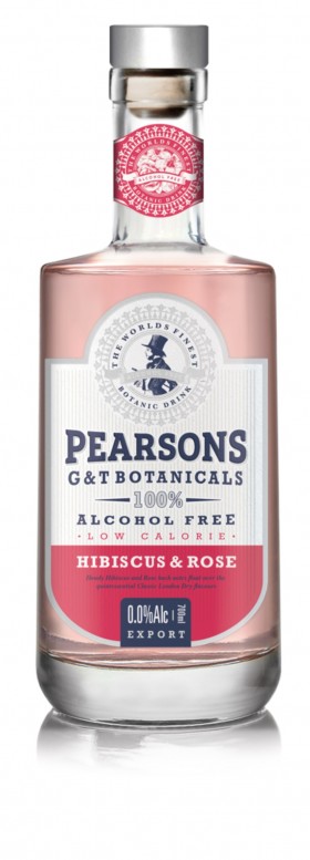 Gin Botanicals Hibiscus Rose Non Alcoholic