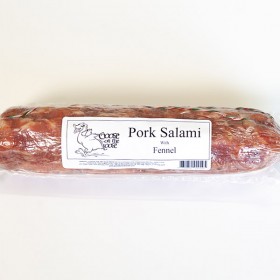 Goose Pork Salami W Fennel and Garlic