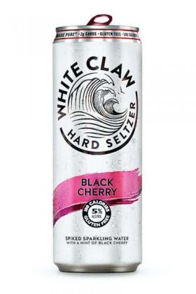 White Claw Black Cherry Seltzer Cans 330ml