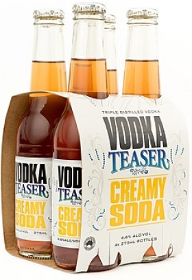 Vodka Teaser Creamy Soda 275ml Btt