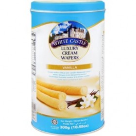White Castle Vanilla Cream Wafers Tin 300gr
