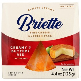 Briette Creamy Buttery Red Lactose Free Chees