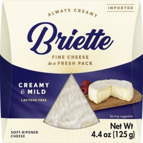 Briette Creamy Mild Lactose Free Cheese 125gr