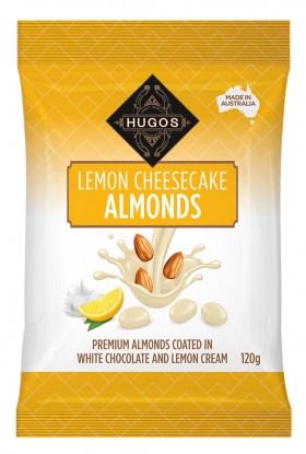 Hugos Lemon Cheesecake Almonds 120gr