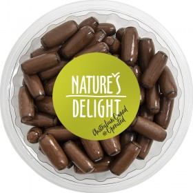 Natures Delight Liquorice Bullets Chocol 200g