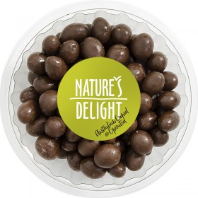 Natures Delight Chocolate Peanuts 175gr