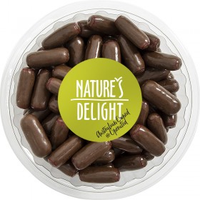 Natures Delight Chocolate Raspberry Bullets