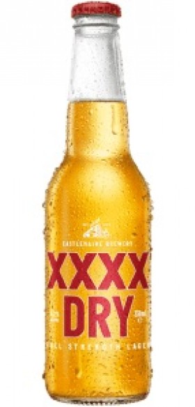 Xxxx Dry Full Strength Lager Btt 330ml