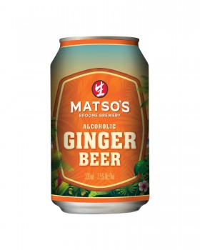 Matsos Alcoholic Ginger Beer 330ml Cans