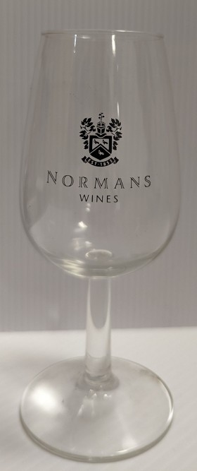 Glass Normans Wine 2pk