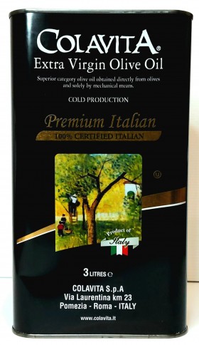 Colavita 3lt Tins Extra Virgin Olive Oil Italian