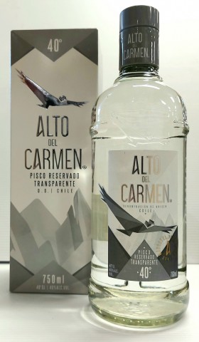Alto Del Carmen 40 Percent Pisco Transpararente 