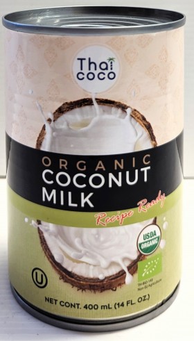 Thai Coco Organic Coconut Milk 400ml