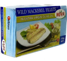 La Nova Wild Mackerel Fillets In Evoo 125g
