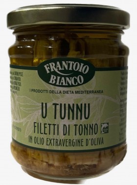 Frantoio Bianco Tuna Fillets In Evoo 185g