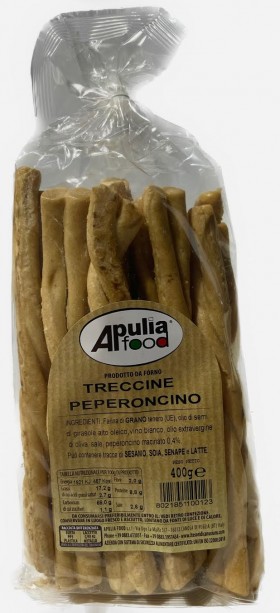 Apulia Food Peperoncino Treccine 400g