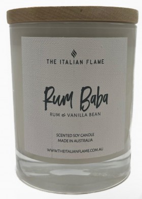 The Italian Flame Rum Baba Candle