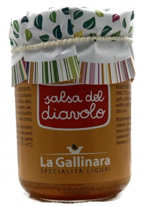 La Gallinara Salsa Del Diavolo Chilli Sauce 130g
