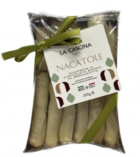 La Cascina White Choc Bergamotto Nacatole 200g