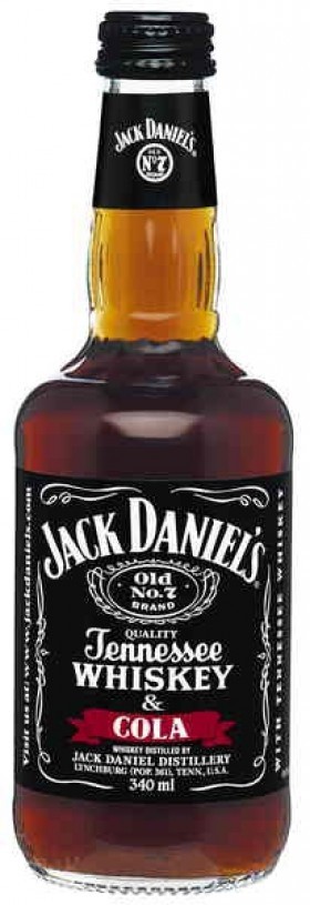 Jack Daniels And Cola Bottles 330ml