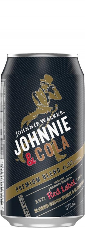 Johnnie Walker And Cola 375ml Can