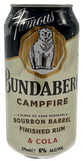Bundaberg Campfire N Cola Cans 375ml